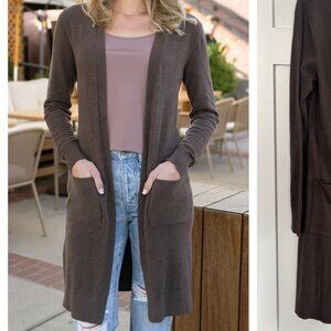 Grace & Lace Micro Bambü Café Cardigan (L)